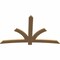 Ekena Millwork Davenport Timber Gable Bracket, Western Red Cedar, 84"W x 53"H x 1 1/2"D x 5 1/2"F, 15/12 Pitch GBW084X53X0206DAV00SWR - alternate 4